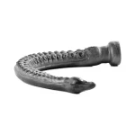 Close-up of the graduated suckers and ridged shaft on the Dagon tentacle dildo