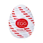 Close-up of the internal ribbed texture inside a TENGA EGG sleeve