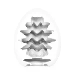 Close-up of the internal ribbed texture inside a TENGA EGG sleeve