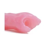 Close-up of the claw ridges and egg channel on the Spore ovipositor dildo